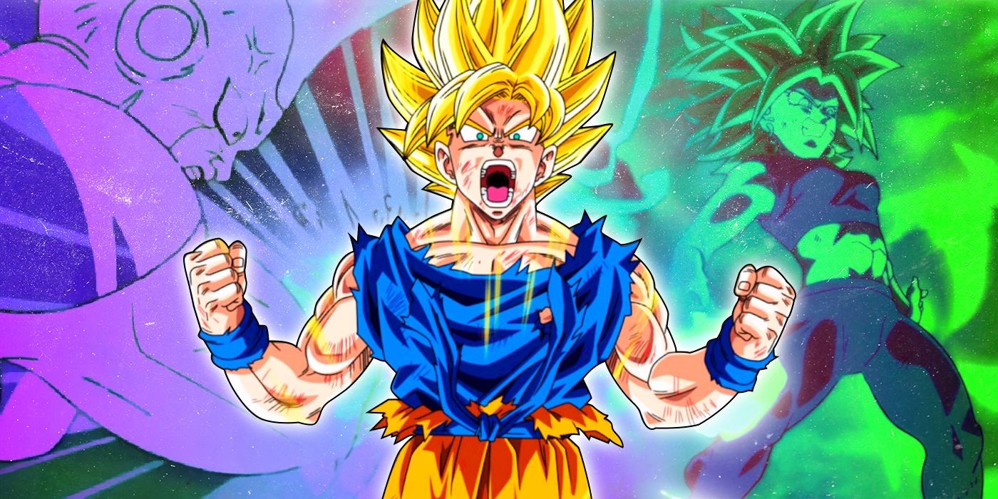 Goku's initial Super Saiyan transformation