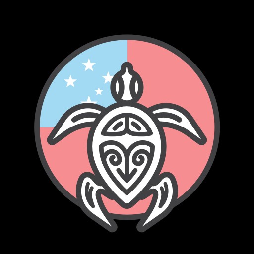 Learn Samoan with Drops: The Samoan language icon from the Drops app, featuring stylized Samoan patterns.