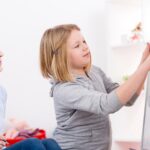 Child engaged in play therapy session at ABA center