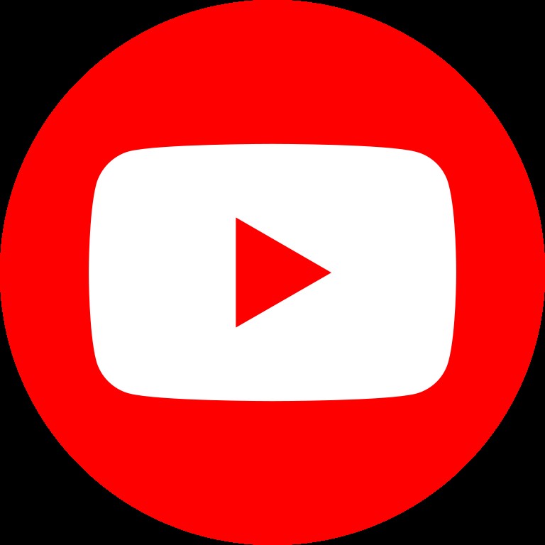 YouTube logo, a video platform hosting free ASL learning channels like ASLMeredith and documentaries about deaf culture.