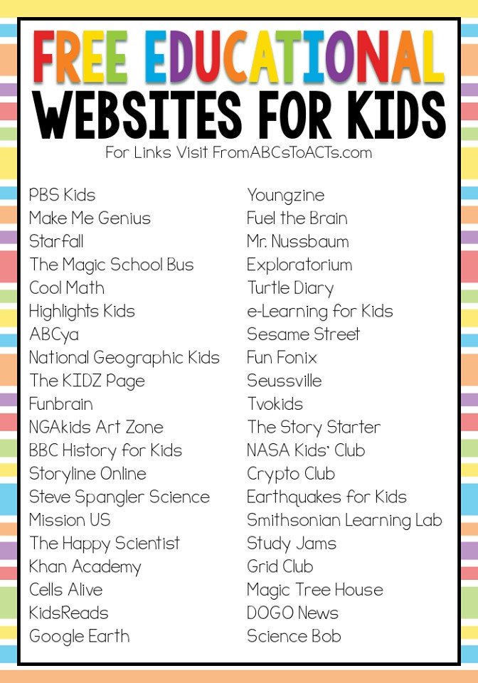 PBS Kids Website for Free Learning