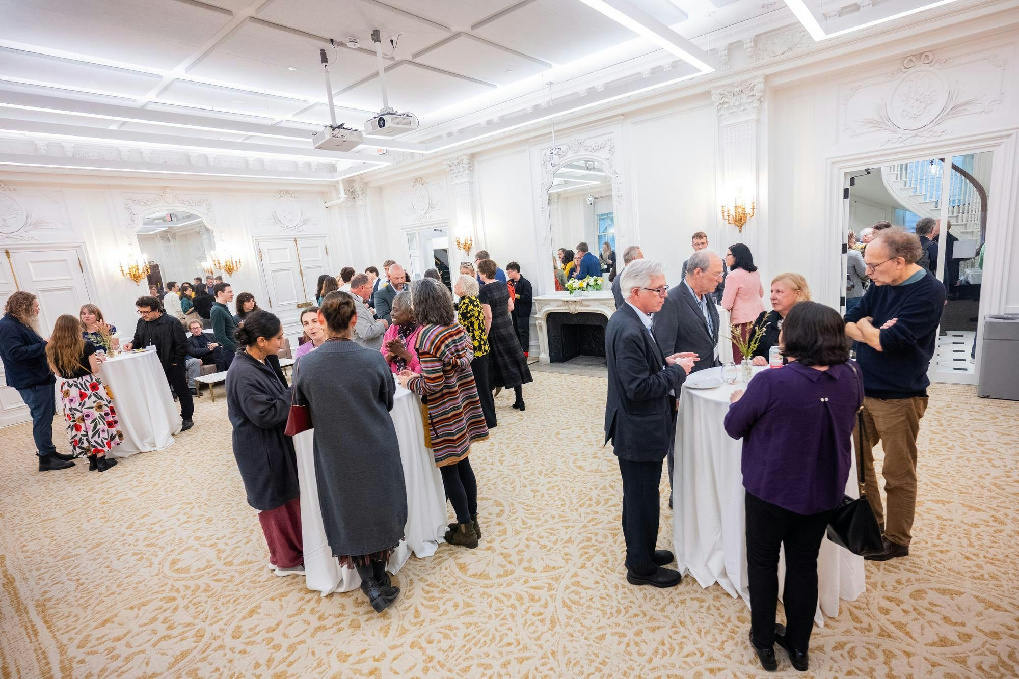 Ballroom in Andrews House at Brown University, now an event space for the Cogut Institute for the Humanities