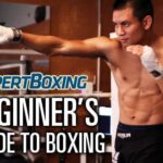 Beginner's guide to boxing, showcasing fundamental boxing techniques and stance