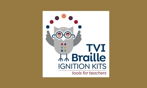 Braille Ignition Kits Logo with owl and text, 