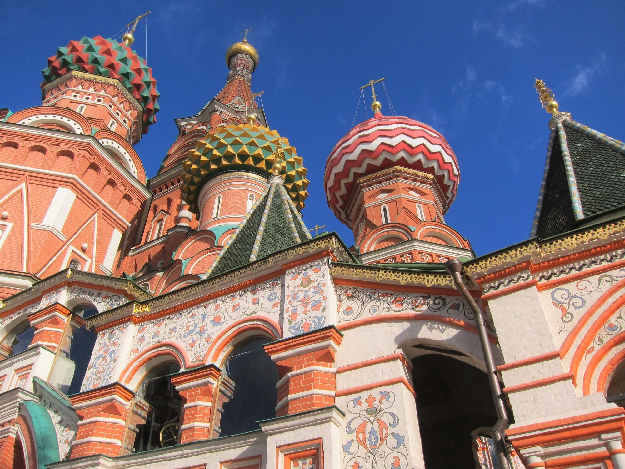 Iconic Red Square in Moscow, Russia, showcasing historical architecture and urban landscape