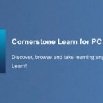 Cornerstone Learn App Interface on PC: Showcasing user-friendly navigation for seamless professional development courses.