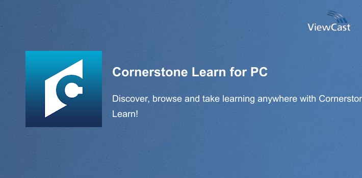 Cornerstone Learn App Interface on PC: Showcasing user-friendly navigation for seamless professional development courses.