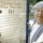 Dorothy Law Nolte, author of 'Children Learn What They Live' poem.