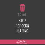 EduTip graphic explaining why the popcorn reading method is ineffective in the classroom and suggesting alternative learning strategies for educators.