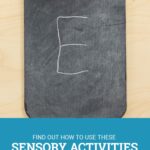 Sensory activities for learning to write letters are fun and engaging for preschoolers