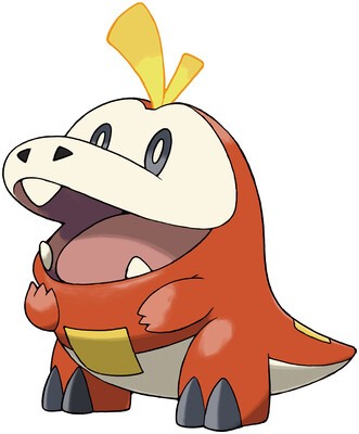 Fuecoco artwork by Ken Sugimori