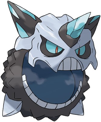 Mega Glalie artwork by Ken Sugimori