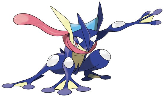 Greninja Pokemon character full artwork