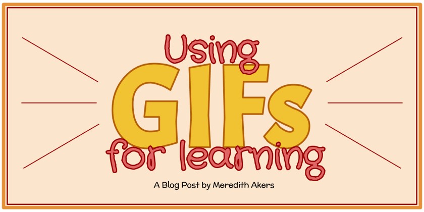 Animated image of text "GIFs are so much fun!"