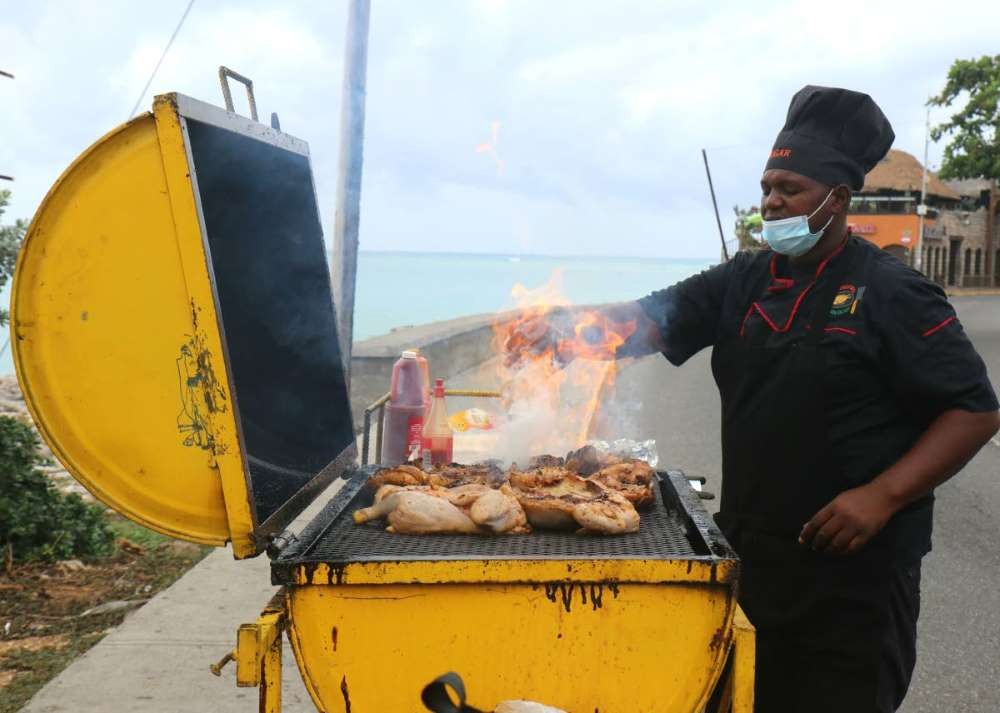 Jerk Chicken in Jamaica