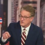 Joe Scarborough criticizing Democrats on television, highlighting political commentary and economic discussions