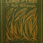 Original Leaves of Grass edition cover art by Margaret Cook, depicting nature and poetry.