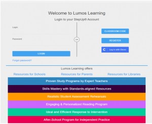 Lumos Learning Login Page: Enter your credentials to access the Teacher Portal.