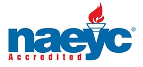 NAEYC logo, representing the accreditation and high standards of the Early Learning Campus.