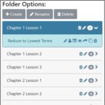 Question Folders in Hawkes Learning Question Builder