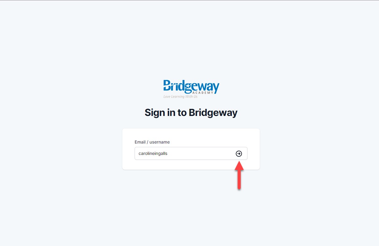 BLC Username Entry for Parents and Non-Enrolled Students