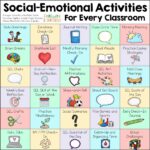 Visual representation of social-emotional activities for classroom engagement and development