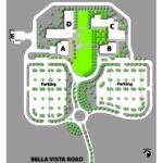 Map of San Tan Learning Center Campus, Central Arizona College, highlighting building locations and key areas.