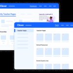 Teacher and Student using Clever Portal for clever learning