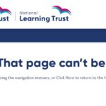 Bucks Learning Trust website displaying National Learning Trust logo