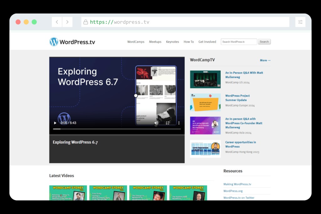 WordPress.tv