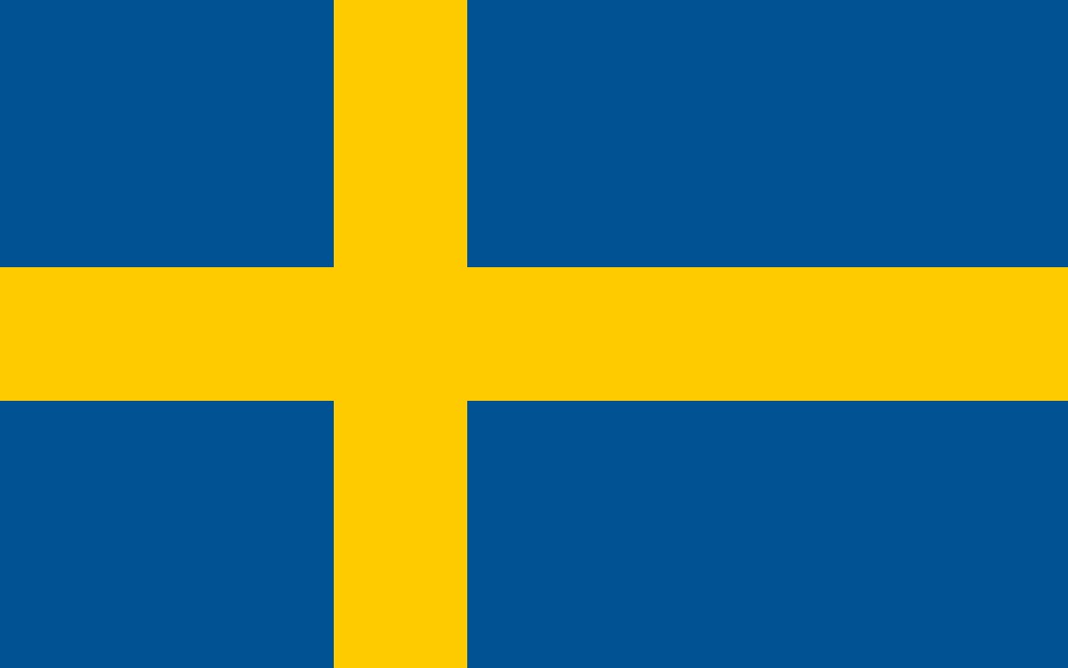 Swedish Flag Waving