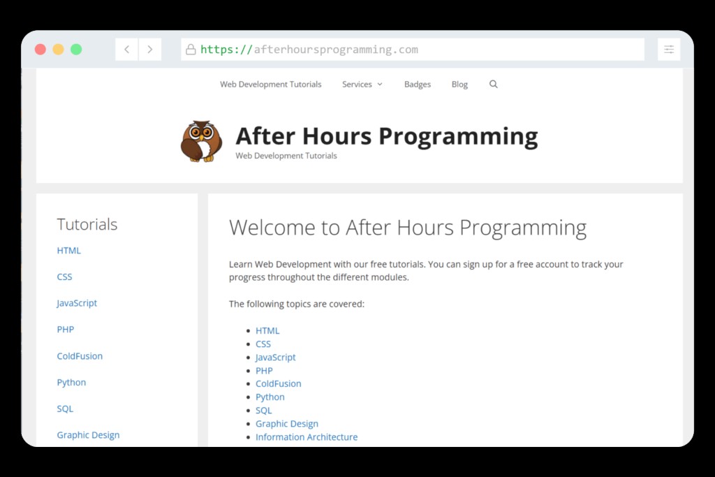 After Hours Programming