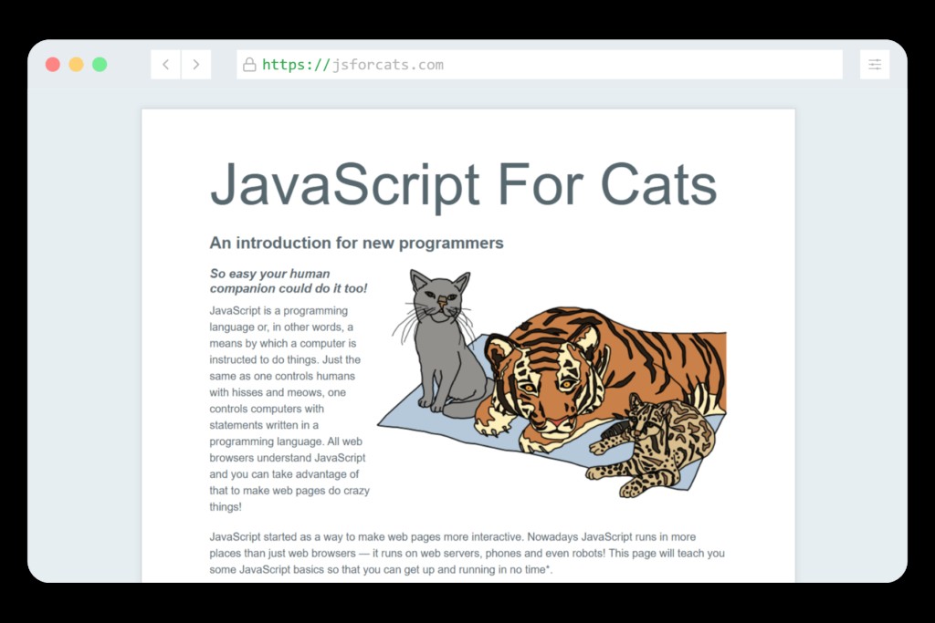 JavaScript for Cats