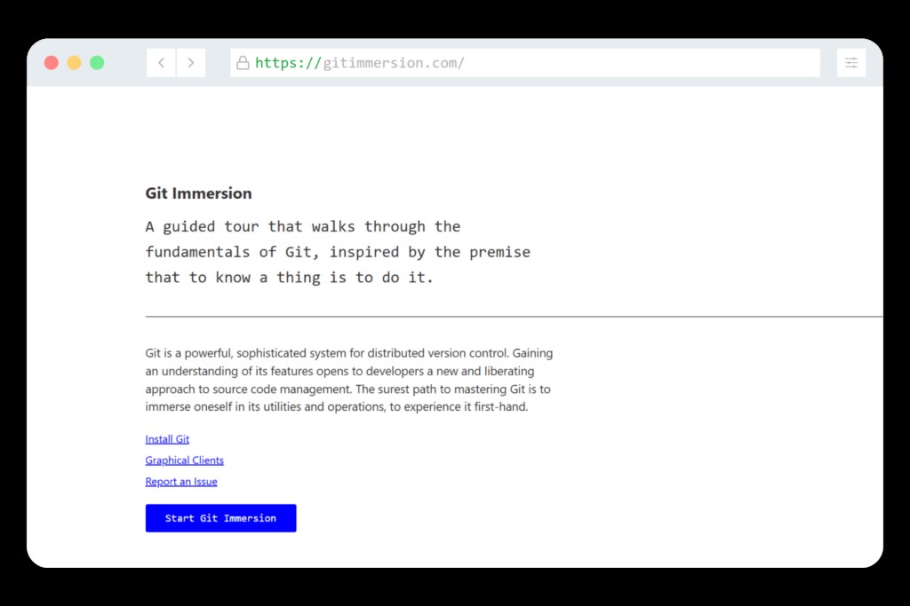 Git Immersion