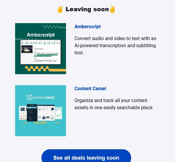 AppSumo email copywriting - Learn copywriting