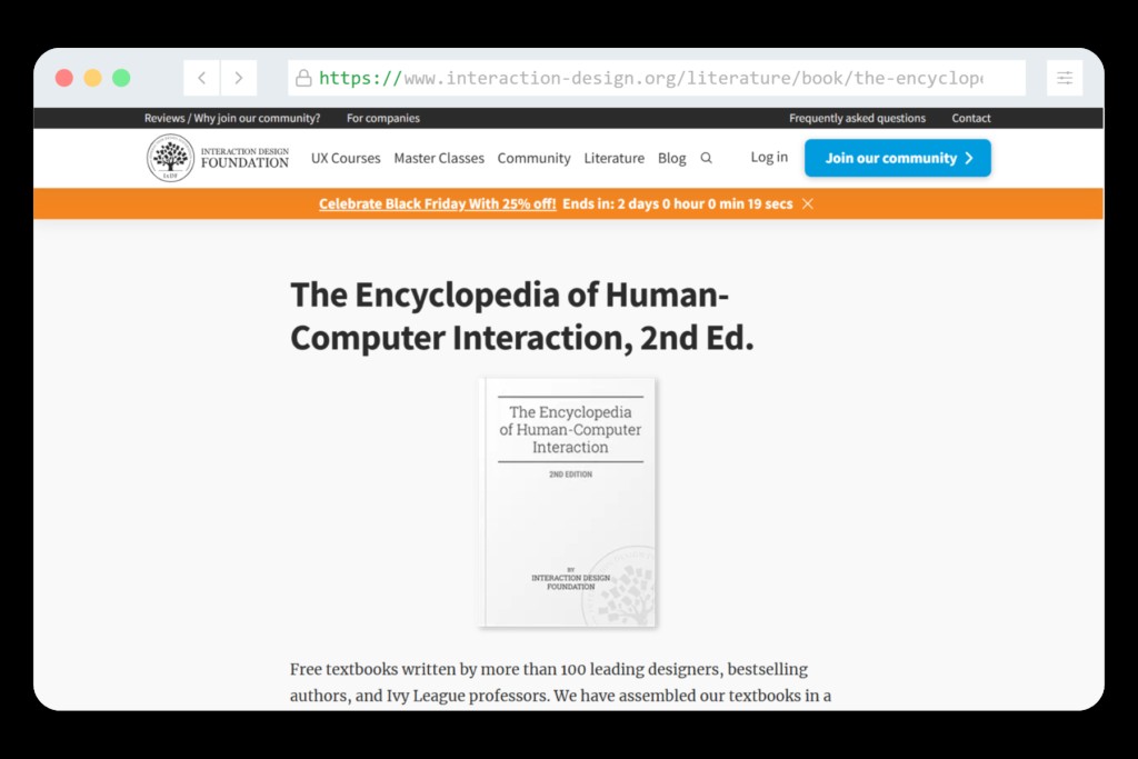 The Encyclopedia of Human-Computer Interaction