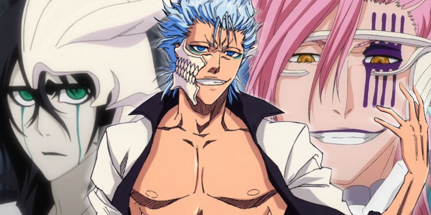 Ulquiorra, Grimmjow, and Szayelaporro in bleach