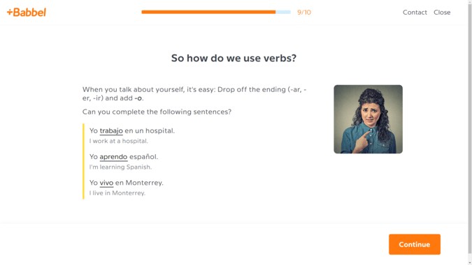 Babbel Spanish Program