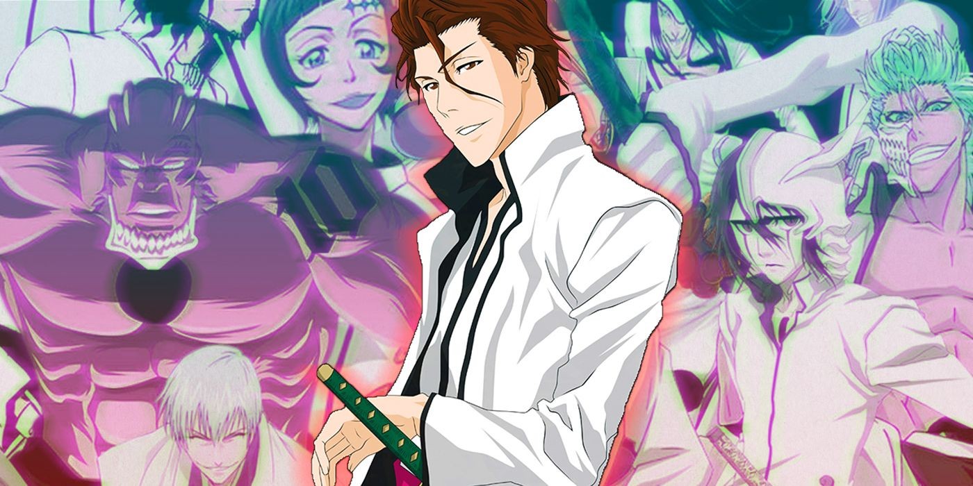 The Espadas in Bleach with sosuke aizen in the center