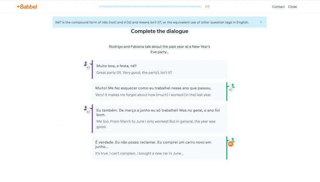 Babbel Colloquial Language