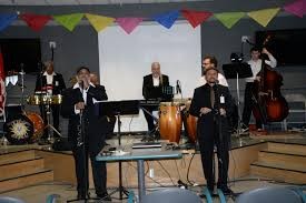 Salsa dancers performing