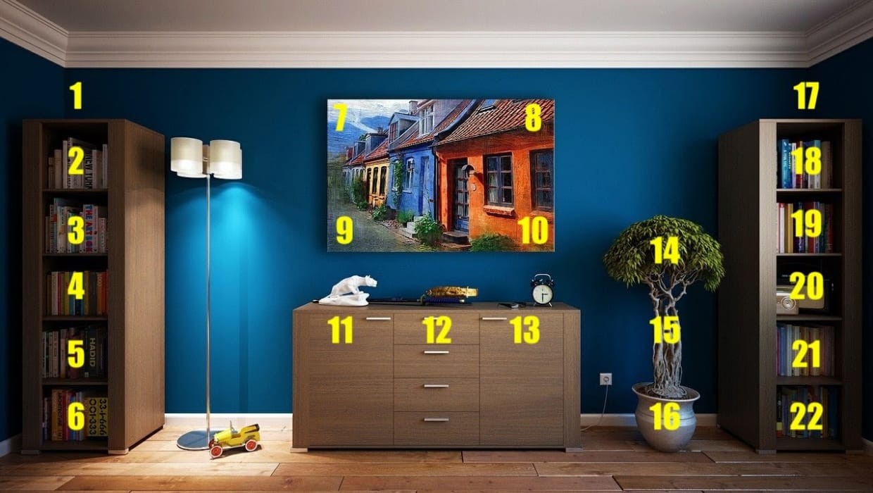 Memory Palace example for Bible memorization