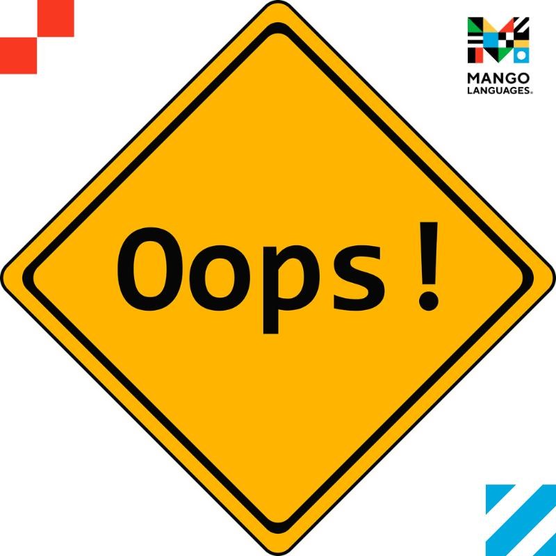 Triangular attention street sign with the word