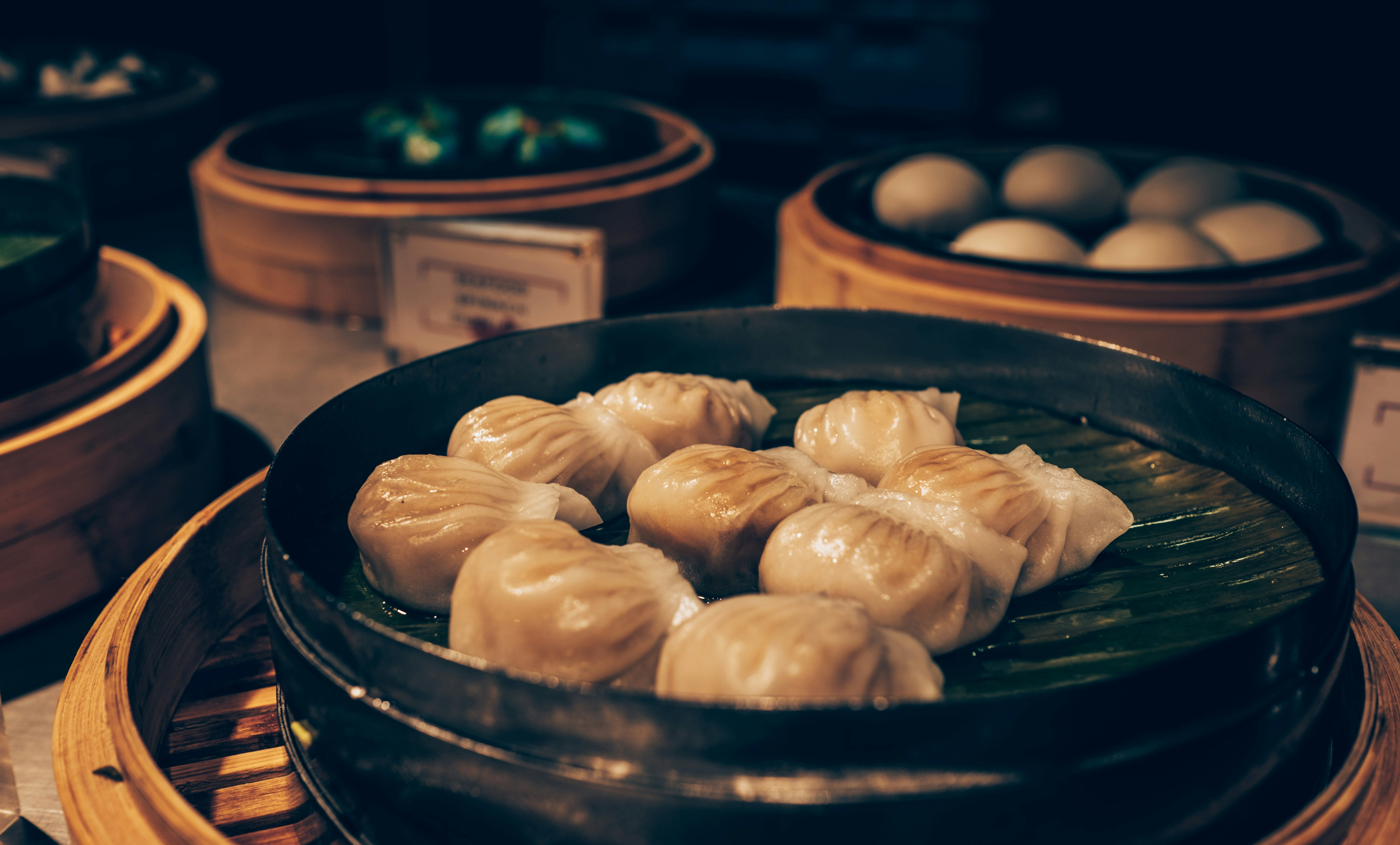 Assortment of delicious Asian food