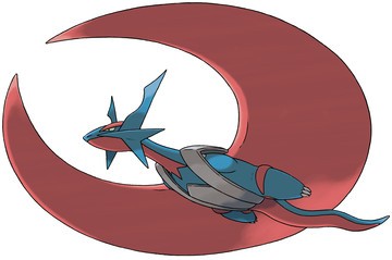 Mega Salamence artwork by Ken Sugimori