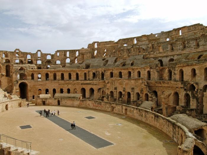 The Roman Coliseum of El Jem Tunisia