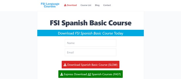 free Spanish courses online
