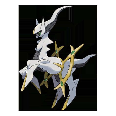 Arceus using hyper beam