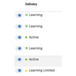 Delivery Status - Facebook Learning Phase