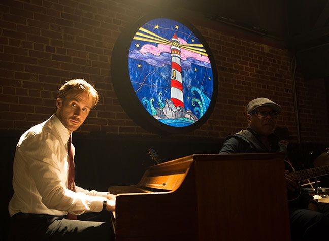 Ryan Gosling La La Land piano practice